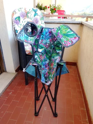 Poltroncina pieghevole da campeggio