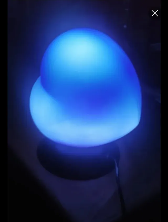 Lámpara Corazón Azul