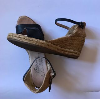 Sandalias Gaimo Esparto Azul Marino