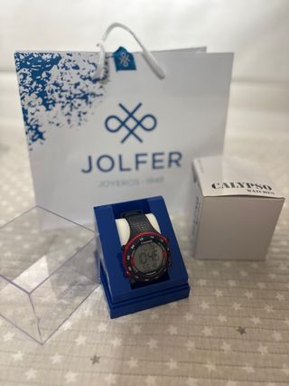 Reloj Digital Calypso Negro y Rojo