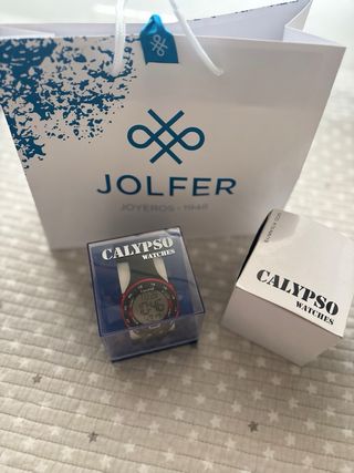 Reloj Digital Calypso Negro y Rojo