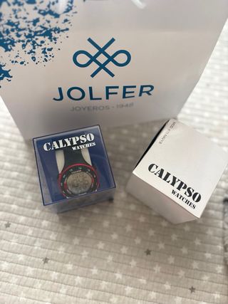 Reloj Digital Calypso Negro y Rojo