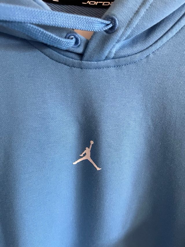 Felpa Jordan Azzurra con Logo