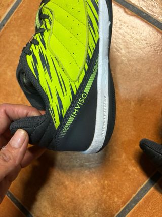 Zapatillas fútbol sala verdes y negras