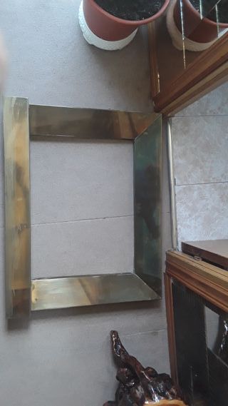 Embocadura de chimenea latón antigua rivas-aluche