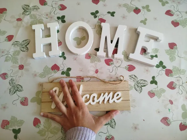 Decoración HOME y Welcome