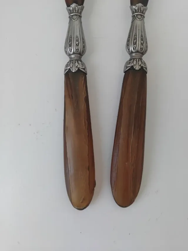 Cubiertos antiguos ensalada