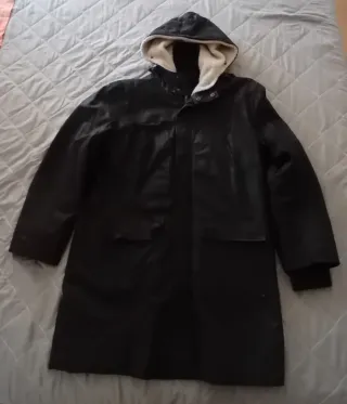 Cappotto in vera pelle con imbottitura staccabile