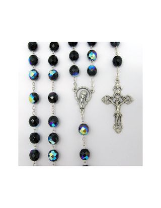 Rosario Cristal Tallado 10mm Reflejos