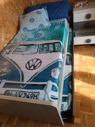 Cama nido 80cm con mesilla