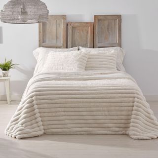 COMFORTER DELUXE BURRITO BLANCO PARA CAMA DE 150cm