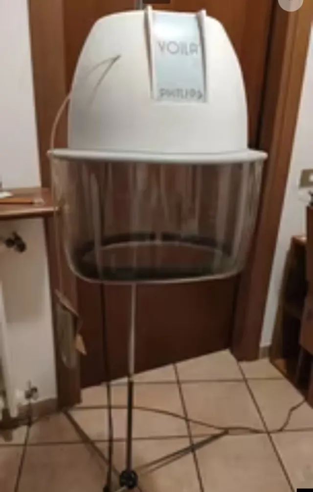 Casco Asciugacapelli Philips Voilà Anni 80