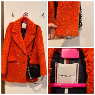 Abrigo Tommy Hilfiger Naranja Talla M