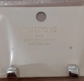 Pendientes Parfois Plata 925. A ESTRENAR.