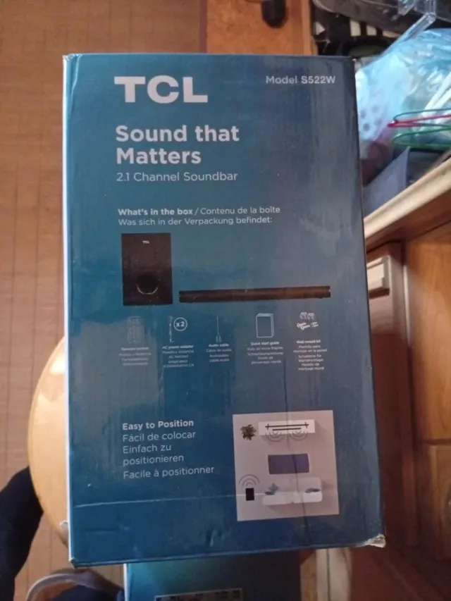 Barra de Sonido TCL 2.1 Canales