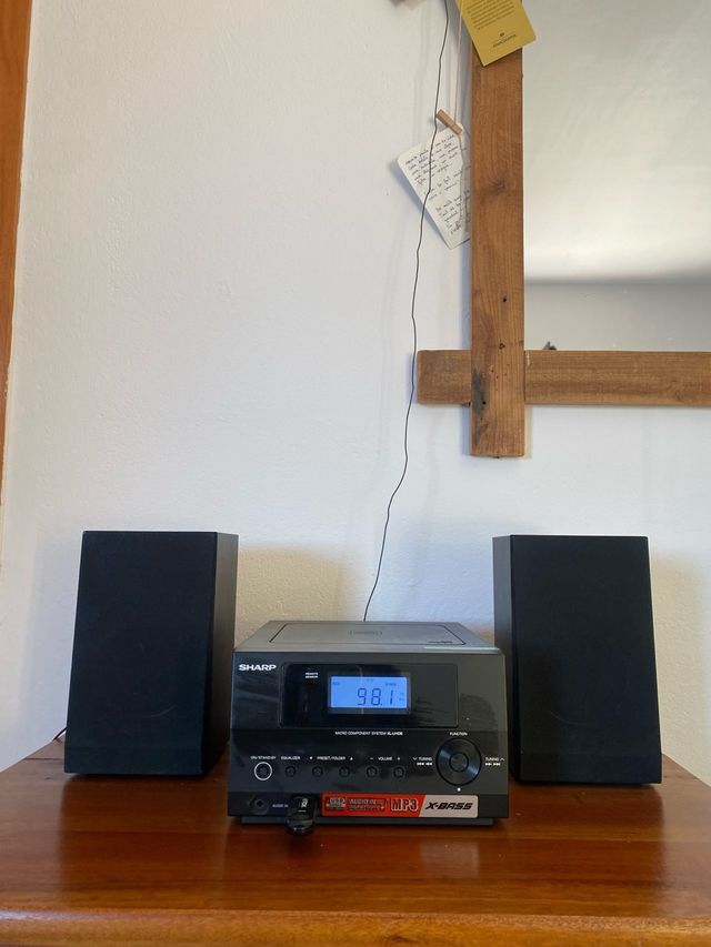 Equipo Sharp Radio CD USB Negro