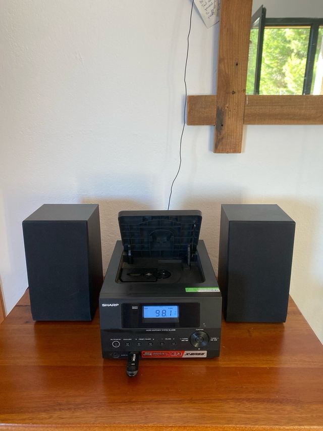 Equipo Sharp Radio CD USB Negro