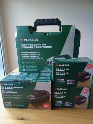 Parkside Atornilladora de impacto recargable X20V