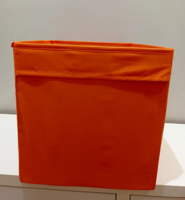 Organizador de tela naranja Ikea