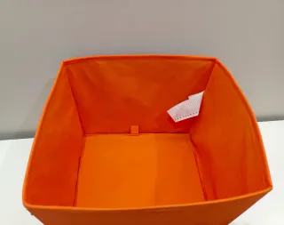 Organizador de tela naranja Ikea