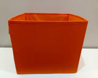 Organizador de tela naranja Ikea