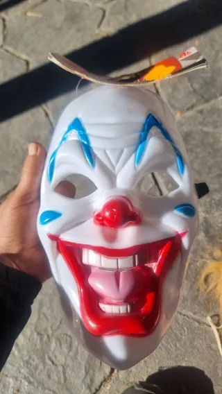 Máscara Halloween PVC Payaso