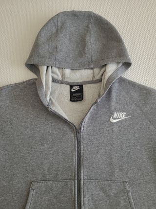 Sudadera niña Nike Gris con Cremallera talla XL 