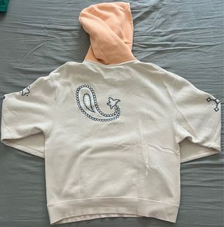 Sudadera Jordan Beige y Naranja Talla L