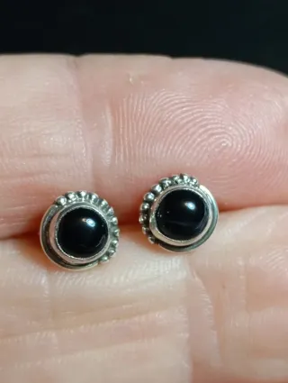 Pendientes Plata Ley onix