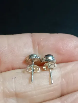 Pendientes Plata Ley onix