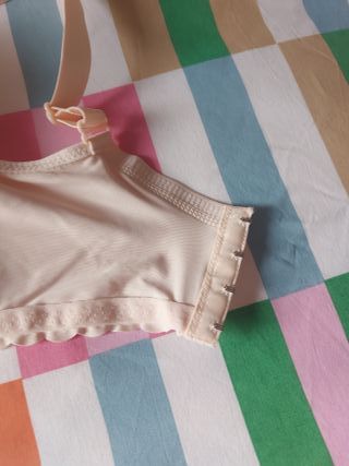 Sujetador de lactancia beige