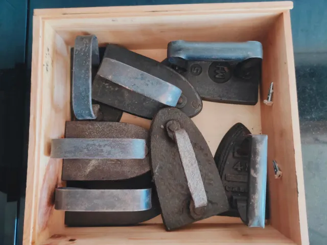 Lote de Planchas Antiguas de Hierro