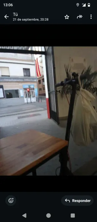 Patinete eléctrico en buen estado