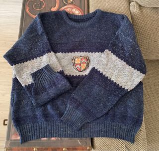 Jersey Vintage Unisex Azul y Gris