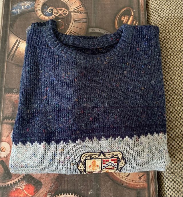 Jersey Vintage Unisex Azul y Gris