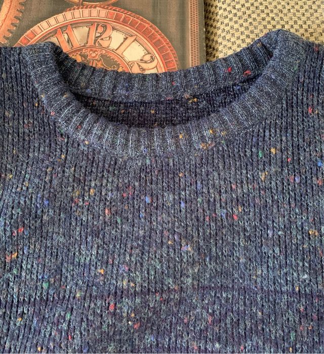 Jersey Vintage Unisex Azul y Gris