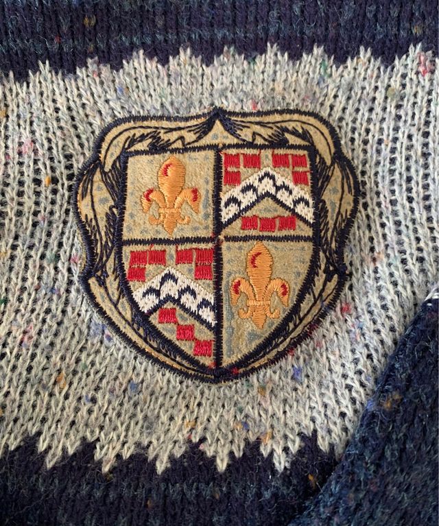 Jersey Vintage Unisex Azul y Gris