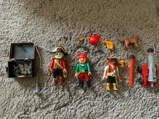 Barco Corsario y Balsa Playmobil Piratas