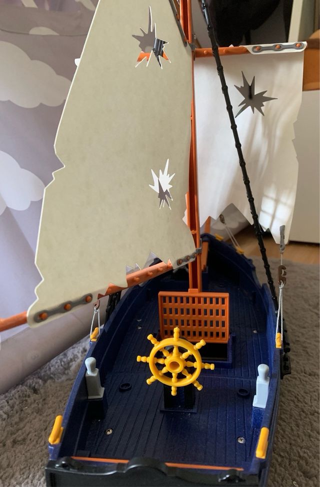 Barco Corsario y Balsa Playmobil Piratas
