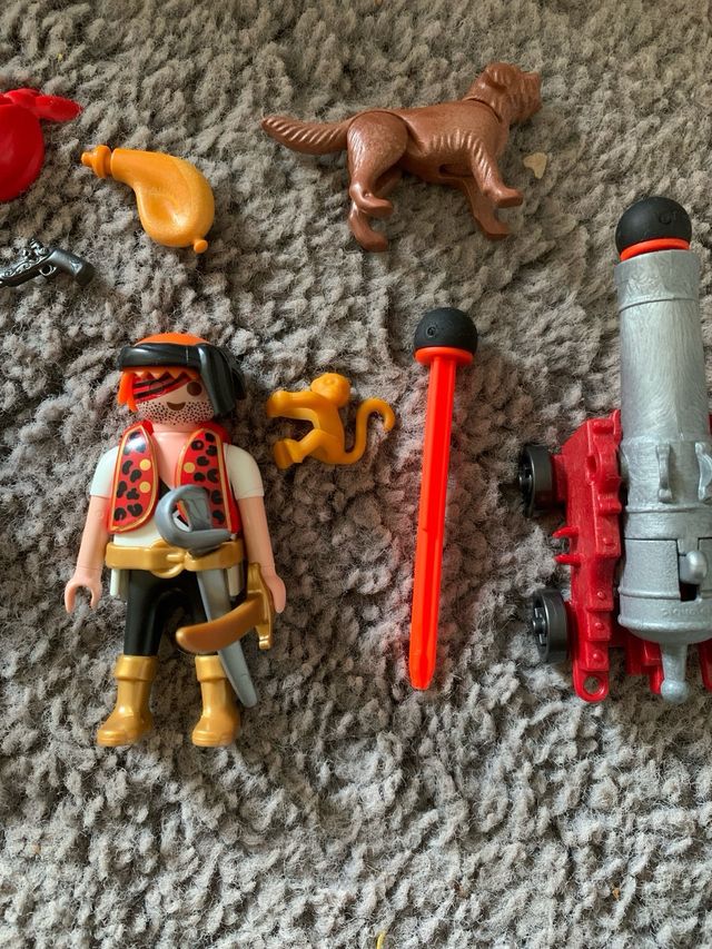 Barco Corsario y Balsa Playmobil Piratas