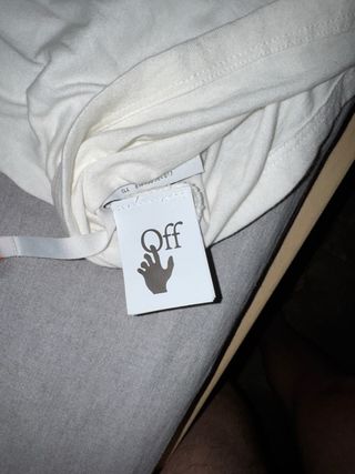 Camiseta Off-White Caravaggio Blanca Talla XL