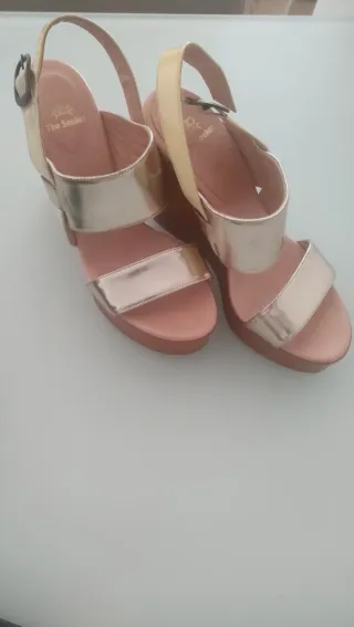 HOY Y MAÑANA : Zapatos de tacón y cuña mujer talla