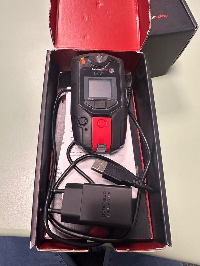 N°2 Rilevatori gas-uomo terra G7c Blacklinesafety