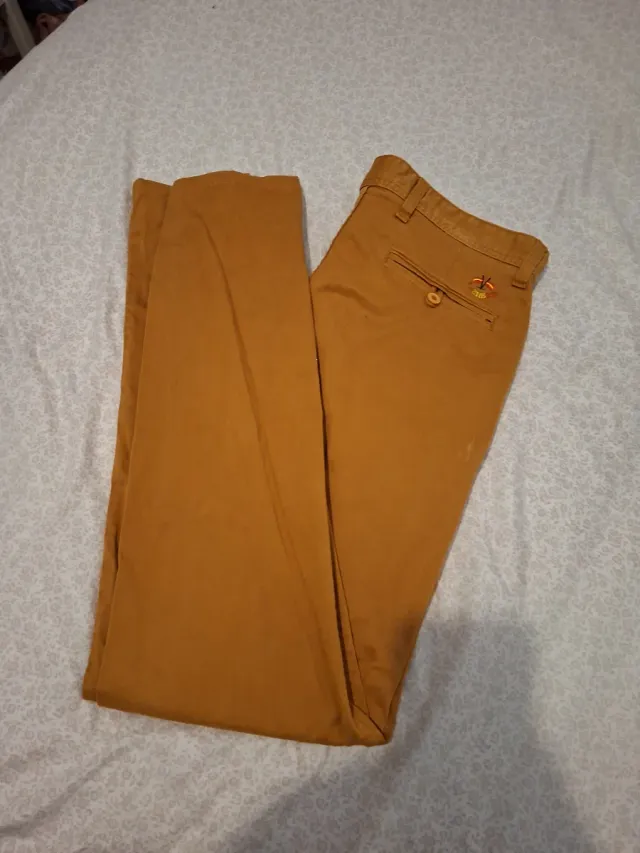 Pantalón LAZHER'S hombre marrón talla 44