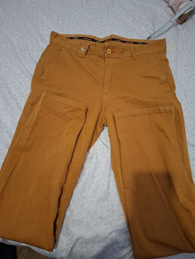Pantalón LAZHER'S hombre marrón talla 44