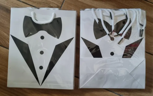 5 Sacchetti Regalo Eleganti con Fiocco