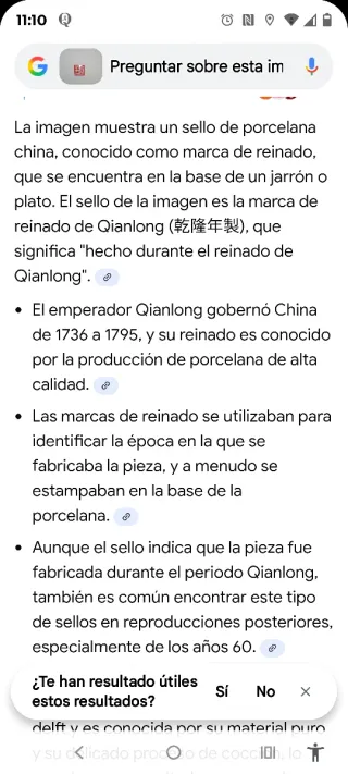 Plato decorativo chino paisaje montañas