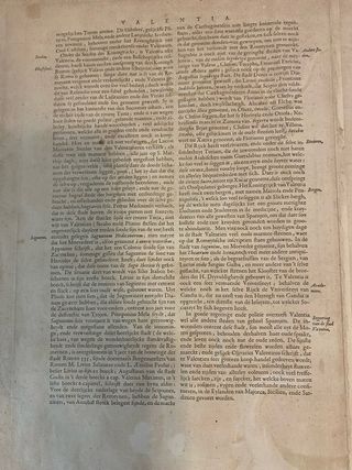 Mapa Antiguo Valentia Regnum de Willem J Blaeu