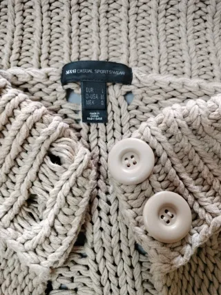 Chaqueta Mango Beige Talla L