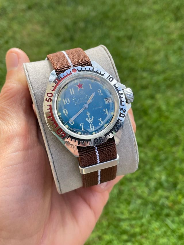Orologio Vostok (Boctok) Komandirskie Sottomarino